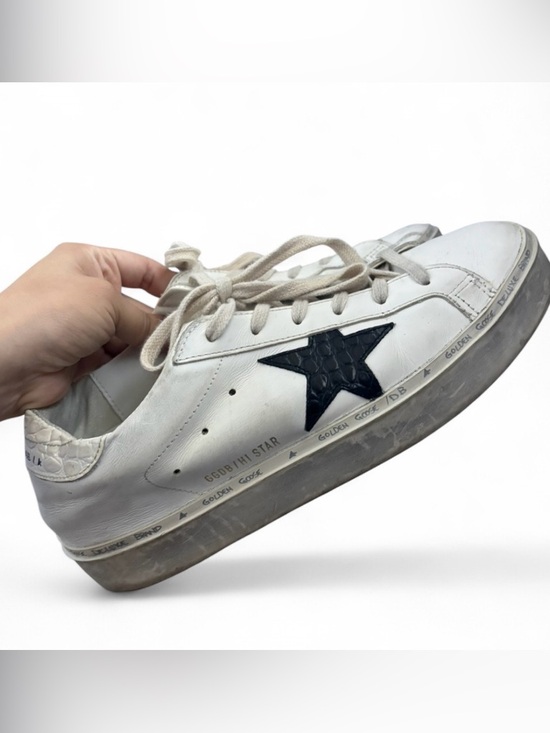 Golden Goose Shoes - Golden Goose Hi Star Sneakers White Black Star EU 40 US 9